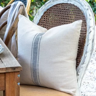 Henriette Cushion Cover - navy