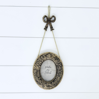 French Consul Framed linen quote printed on European linen